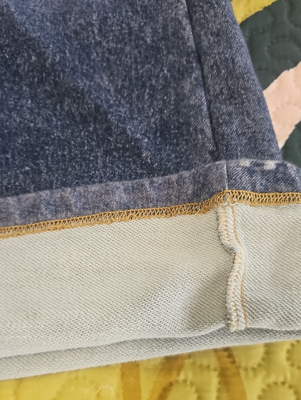 City Blues Jean Style Wide-leg Lounge Pants - Picture 4 of 8